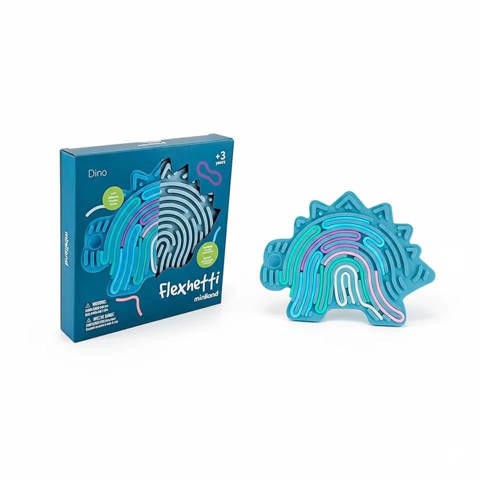 Miniland Flexhetti Fidget Dinosaurier Silikon ab 3