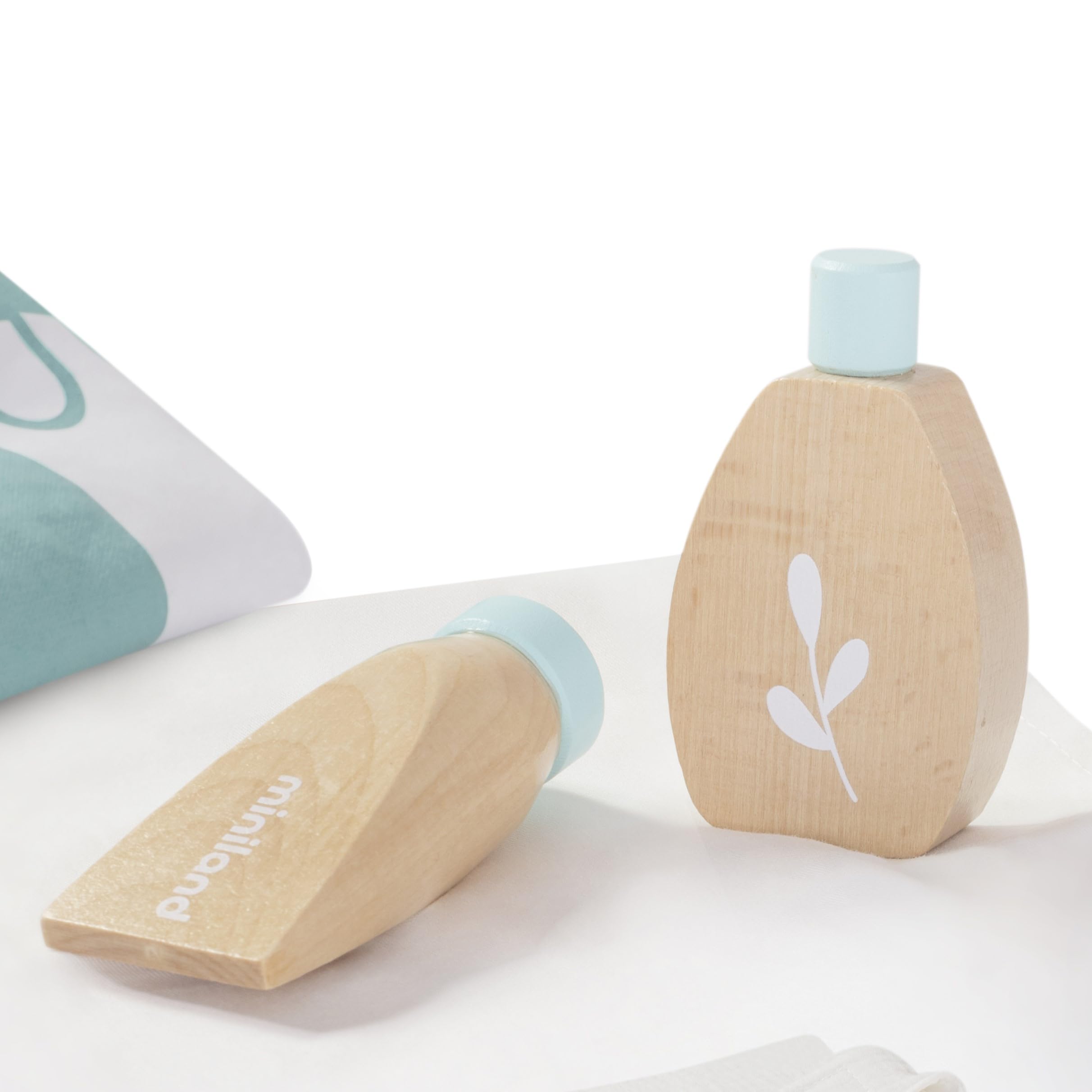 Miniland Dolls Hygiene Set 94061 Puppenzubehör Holz