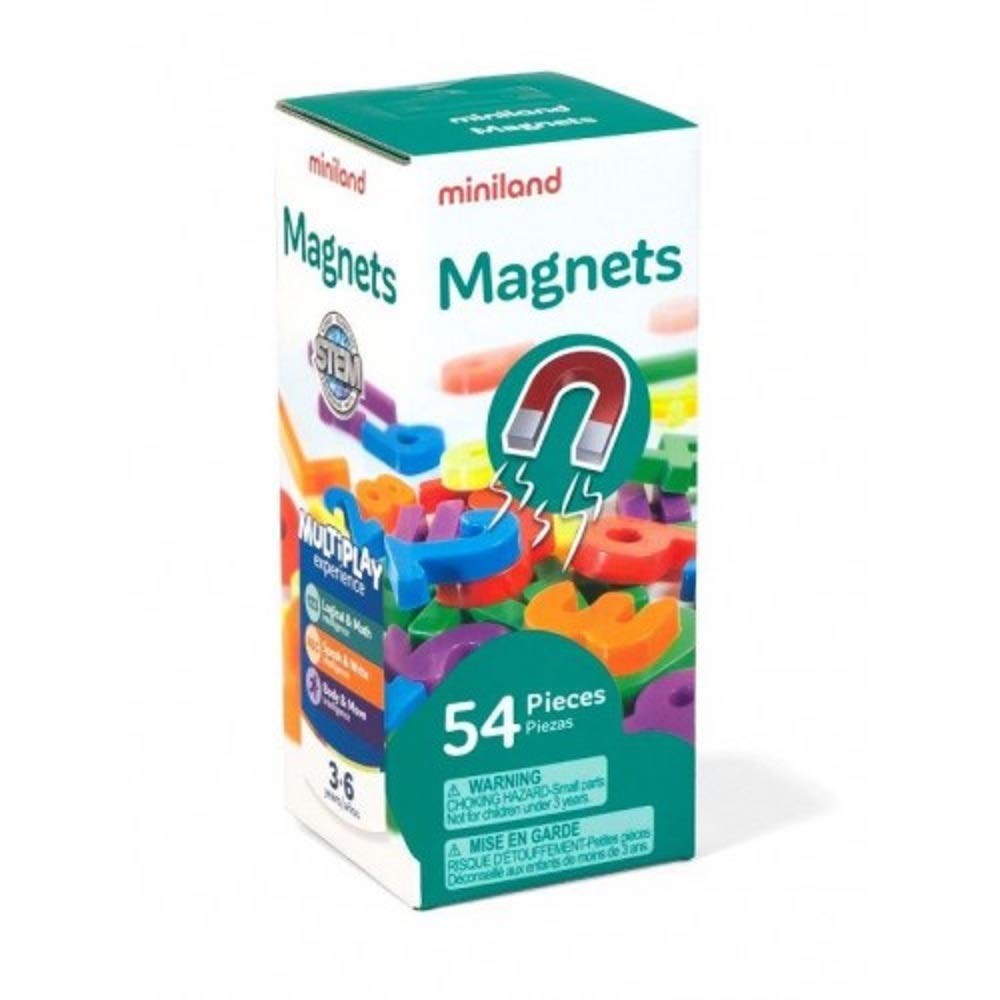 Miniland 45314 Magnetzahlen 54 Stück 3cm Magnettafel