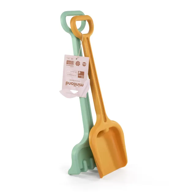 Miniland ECO Sandspielset Schaufel + Rechen 50 cm Cool
