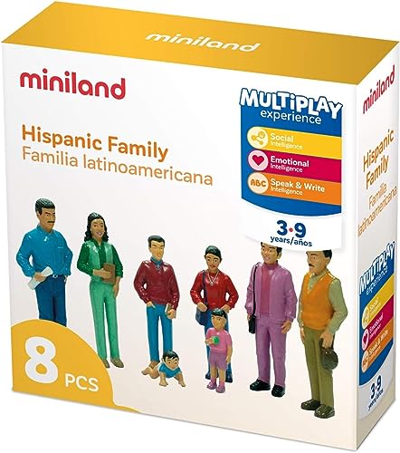 Miniland Figurenset südamerikanische Familie 8 Figuren