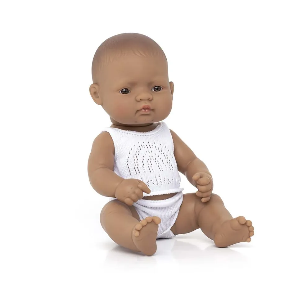 Miniland Dolls 31258 Babypuppe Junge 32 cm lateinamerikanisch