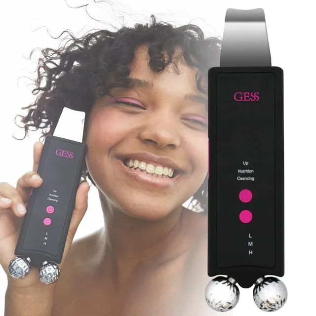 Gess Mamba Skin Scrubber Porenreiniger Schwarz-Pink Ultraschall