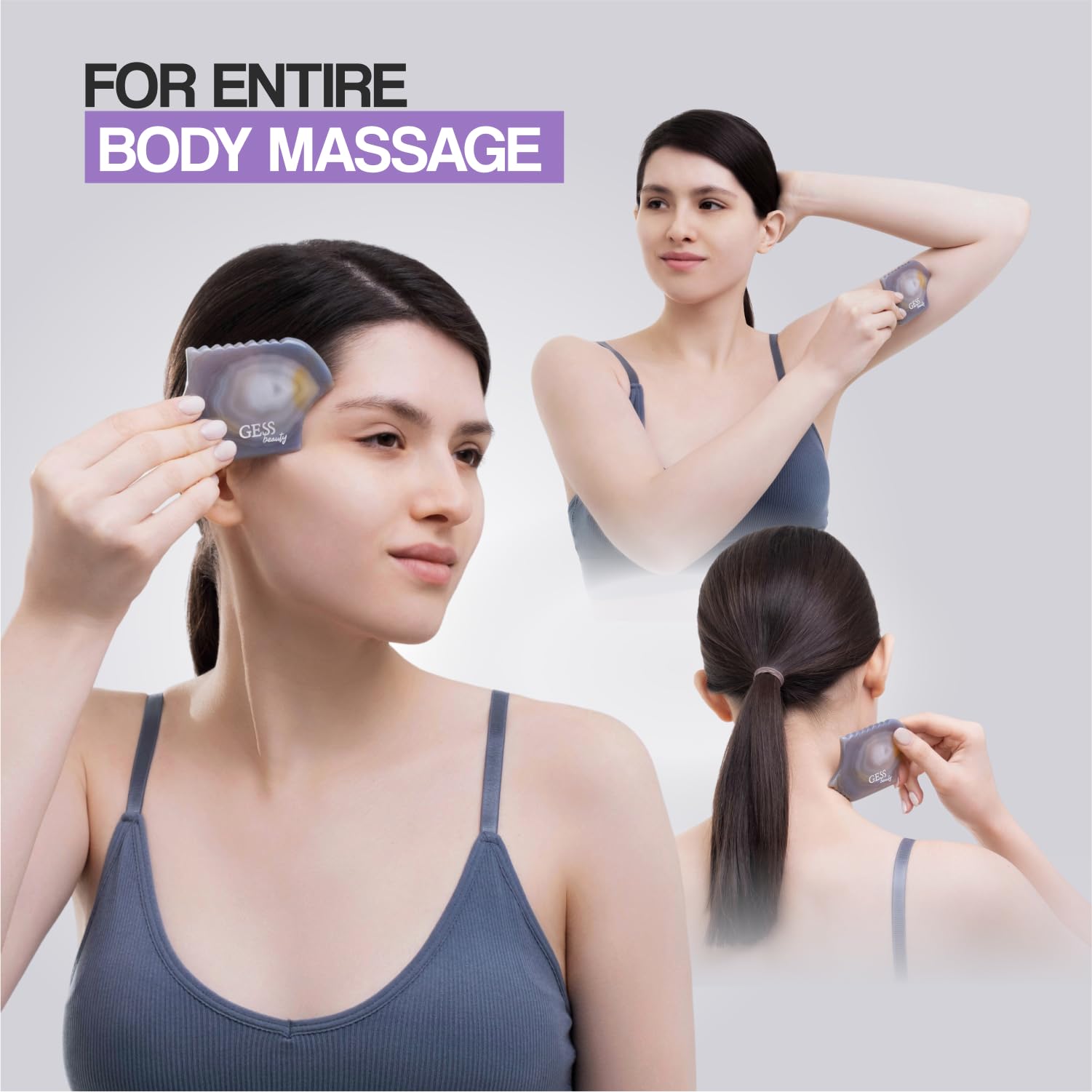 GESS Gua Sha Stein Achat Gesichtsmassage Face Yoga
