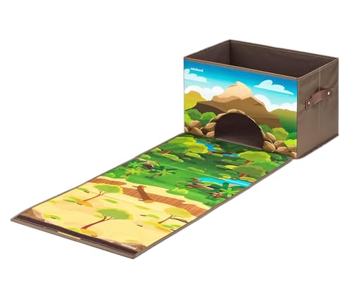 Miniland Forest Jungle Box Aufbewahrungsbox Spielteppich 100cm