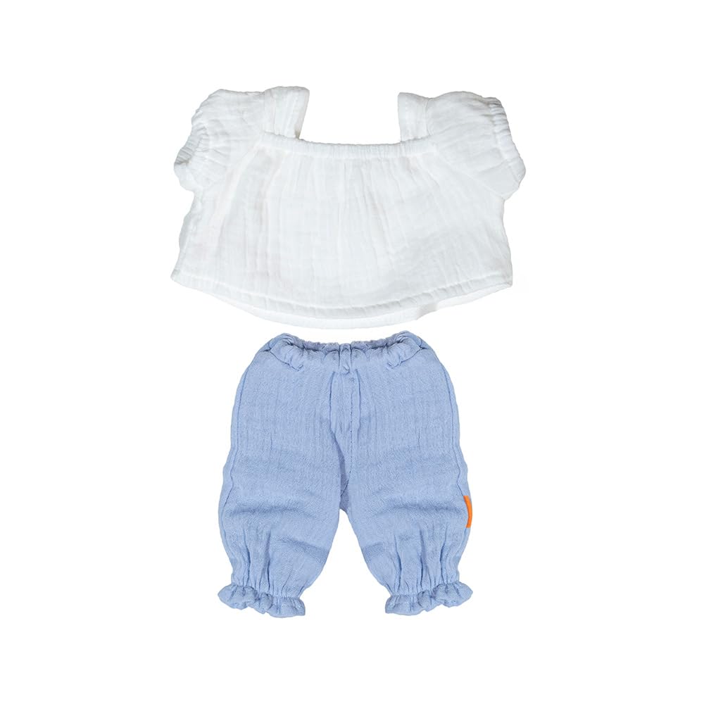 Miniland Dolls Puppenkleidung 38 cm Sommer-Bluse + Hose