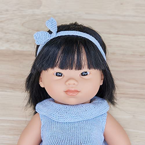 Miniland Dolls Babypuppe Mädchen Down Syndrom 38cm