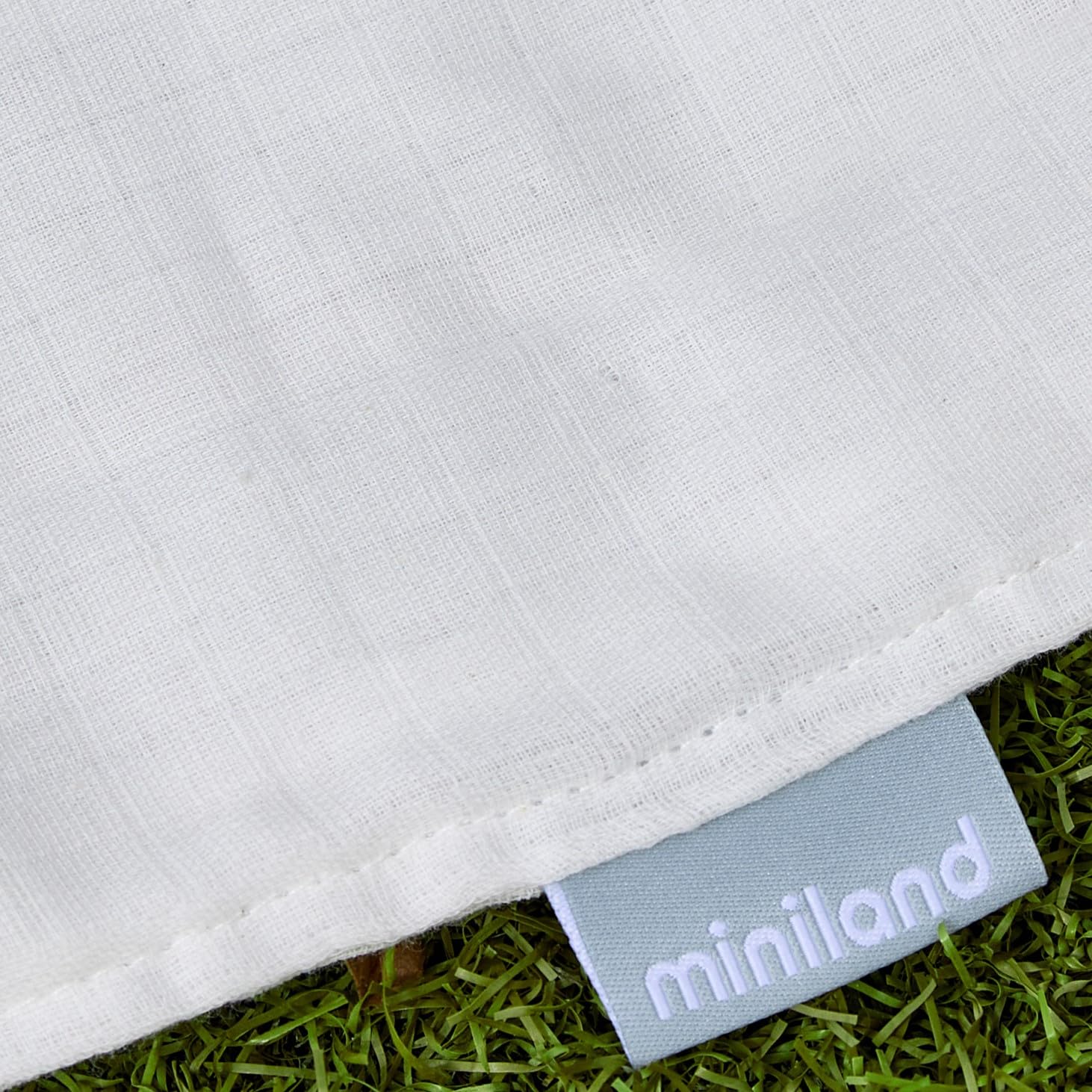 Miniland Care Baby Poncho Musselin Kapuze Badetuch