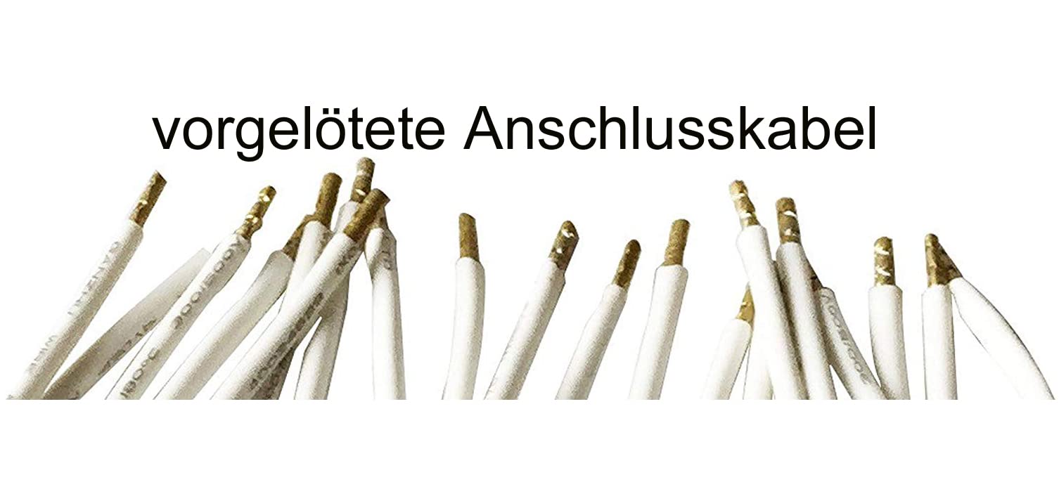 feinlux Fassung G4 GU5.3 Keramikfassung 12V 10er Set mit Kabel