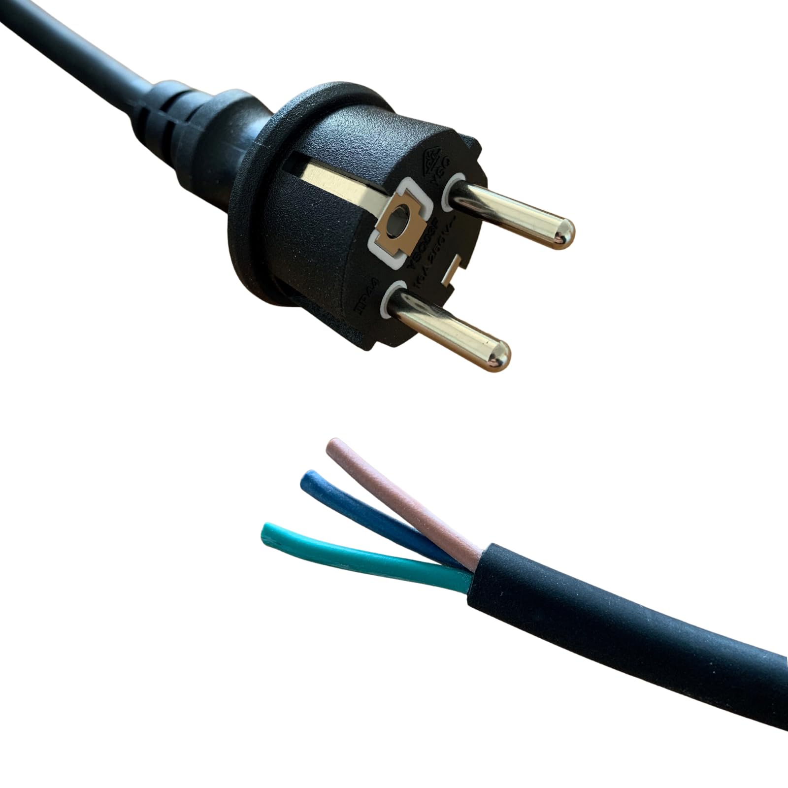 smartEC Gummi Verlängerungskabel 15 m H07RN-F 3G1,5 Schuko