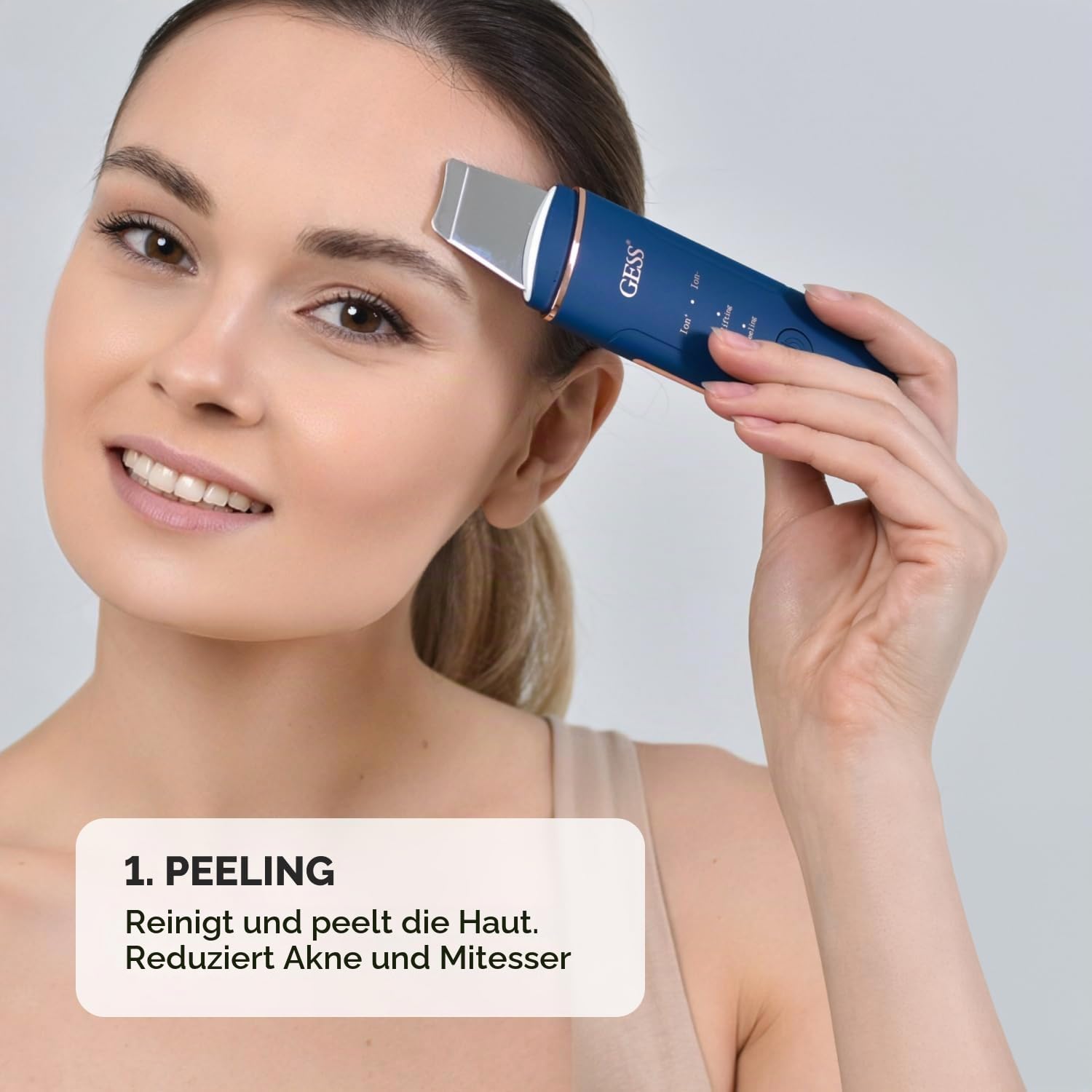 Gess Sky Ultraschall Porenreiniger Skin Scrubber Mitesser