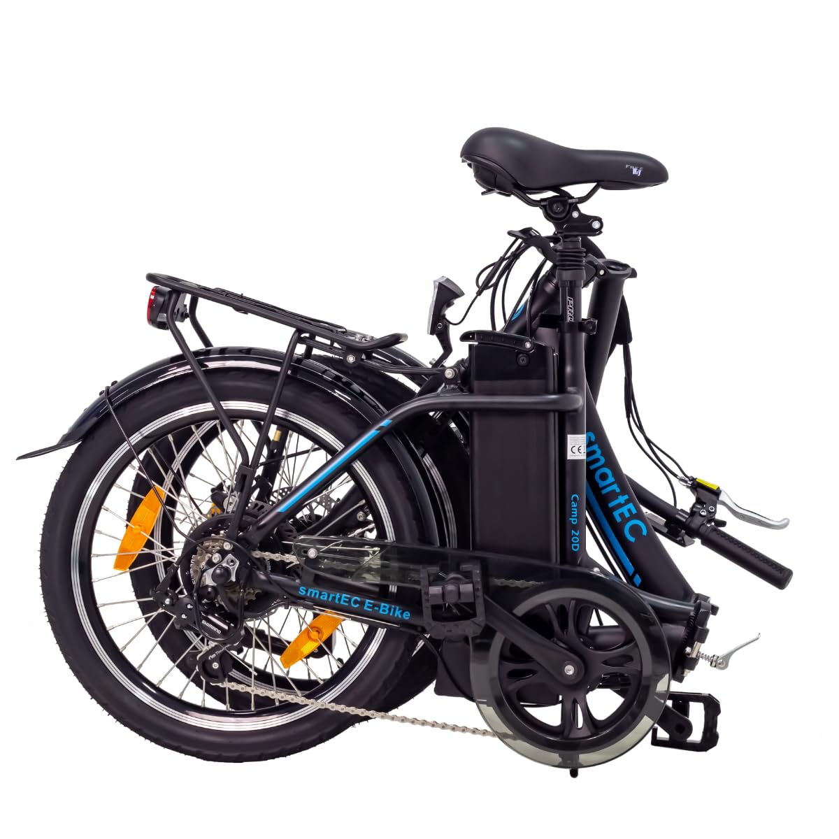 smartEC Camp-20D E-Klapprad 20 Zoll 250W Schwarz 100 km