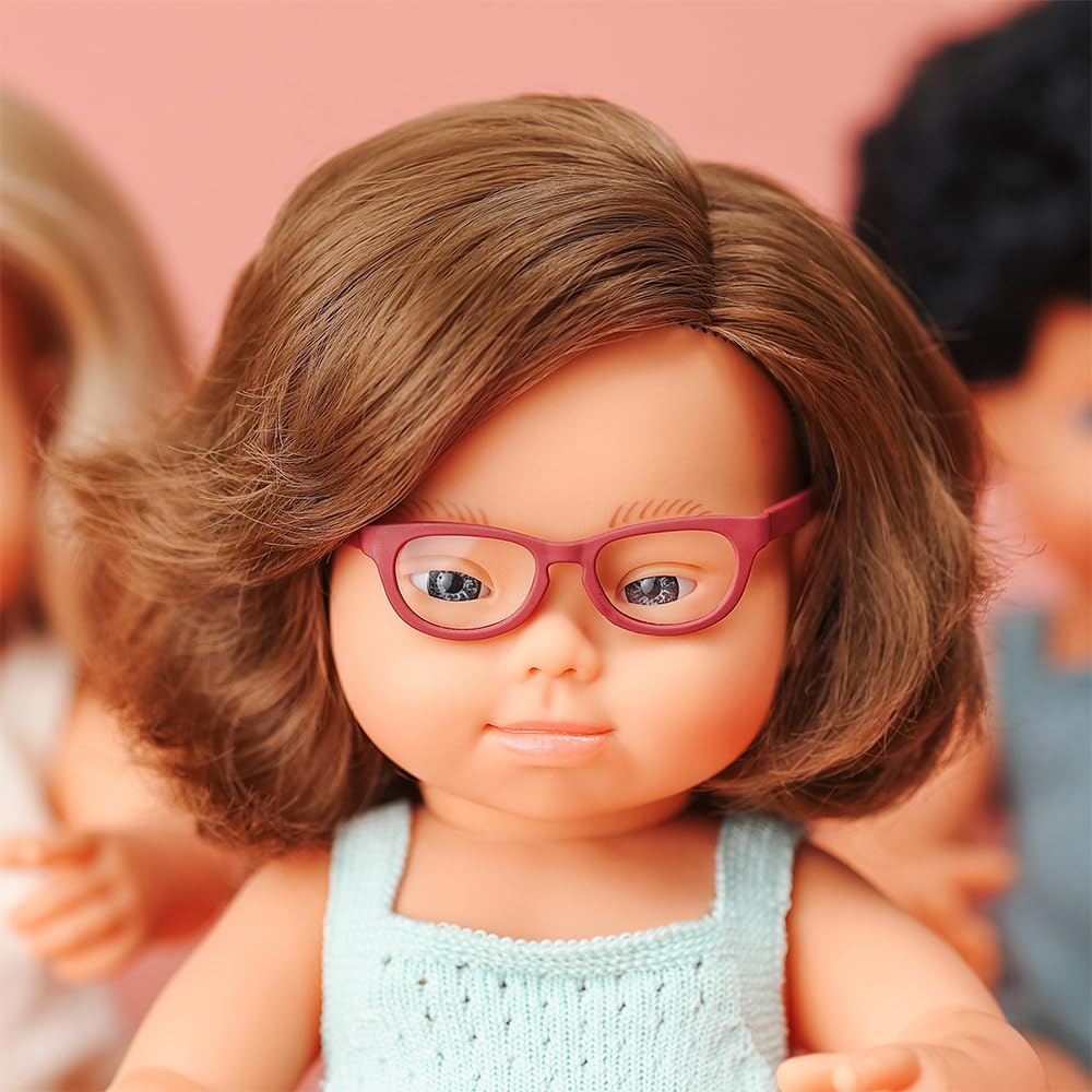 Miniland Dolls Babypuppe Down-Syndrom 38cm kaukasisch