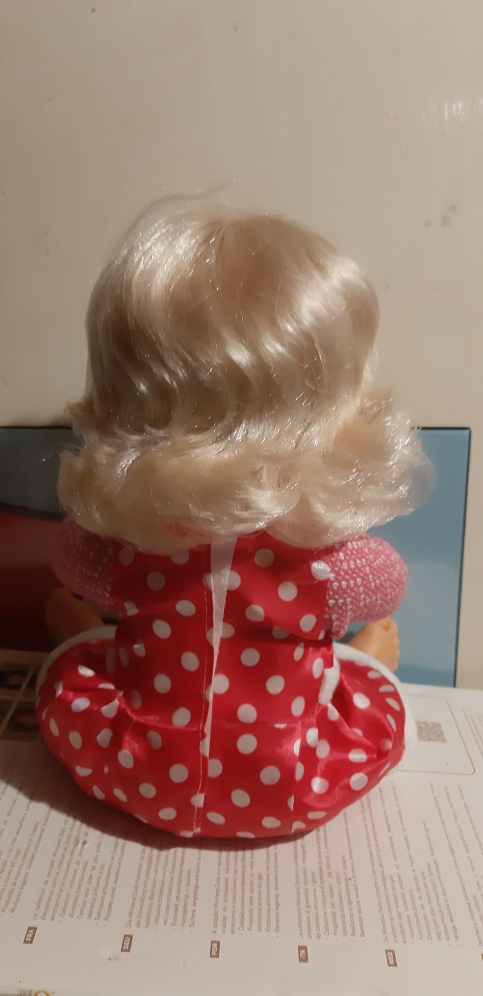 Miniland Babypuppe europäisches Mädchen 38cm Vinyl