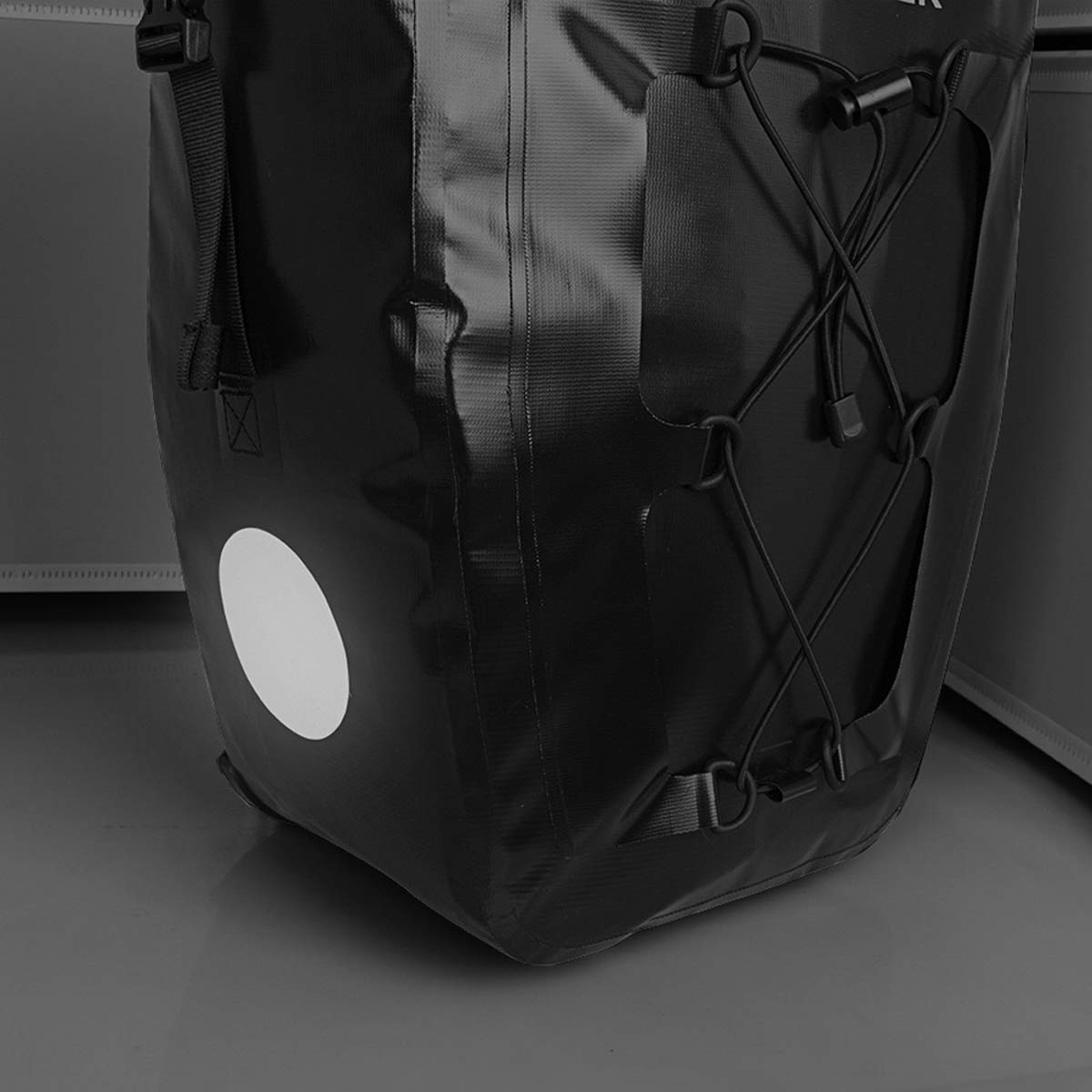 smartEC Fahrradtaschen Seitentasche 25L wasserdicht schwarz