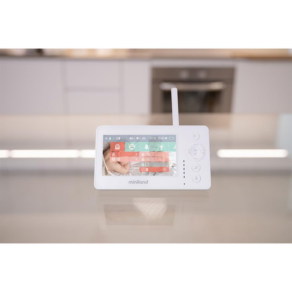 Miniland Digimonitor 4,3 Pro Babyphone mit 360° Kamera