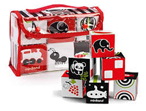 Miniland First Senses Würfel Set 6 Baby 7cm