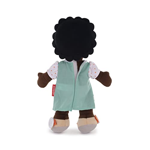 Miniland Diversity Stoffpuppe Afrikanisches Mädchen 40cm Anzieh