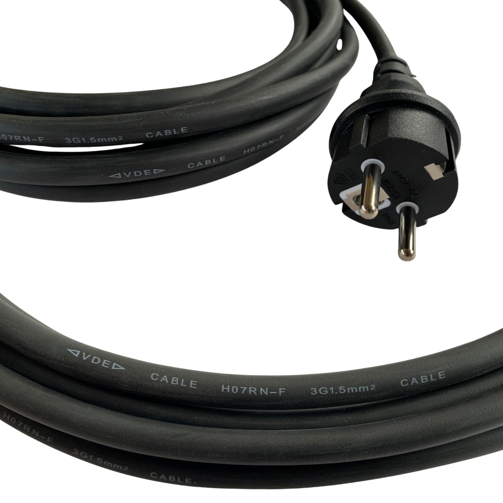 smartEC Gummi Verlängerungskabel 15 m H07RN-F 3G1,5 Schuko