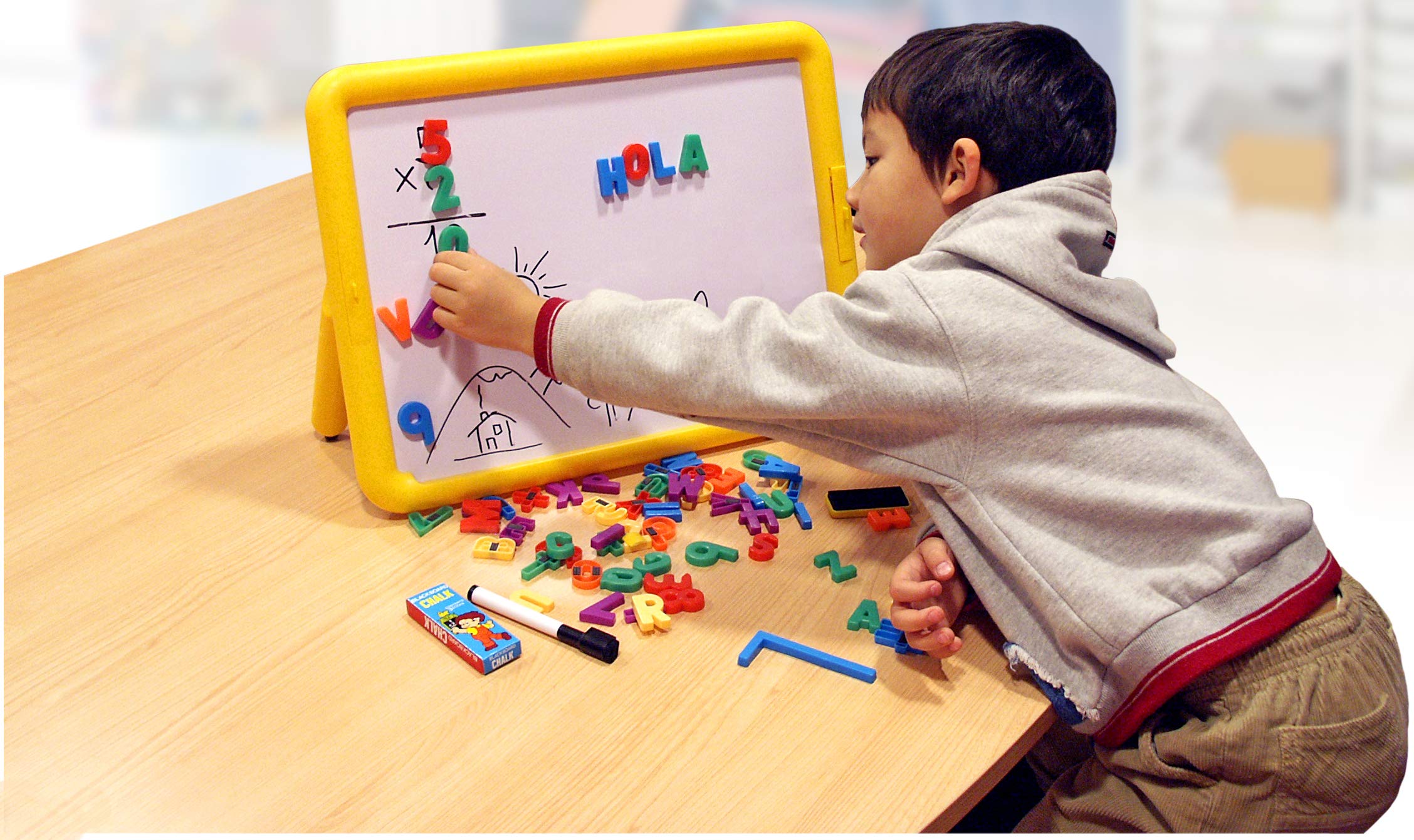 Miniland Magnetic Games Super Tafel 97928 Magnettafel beidseitig