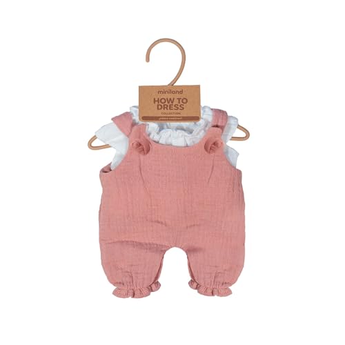 Miniland Dolls Puppenkleidung 32 cm Sommer Latzhose Bluse