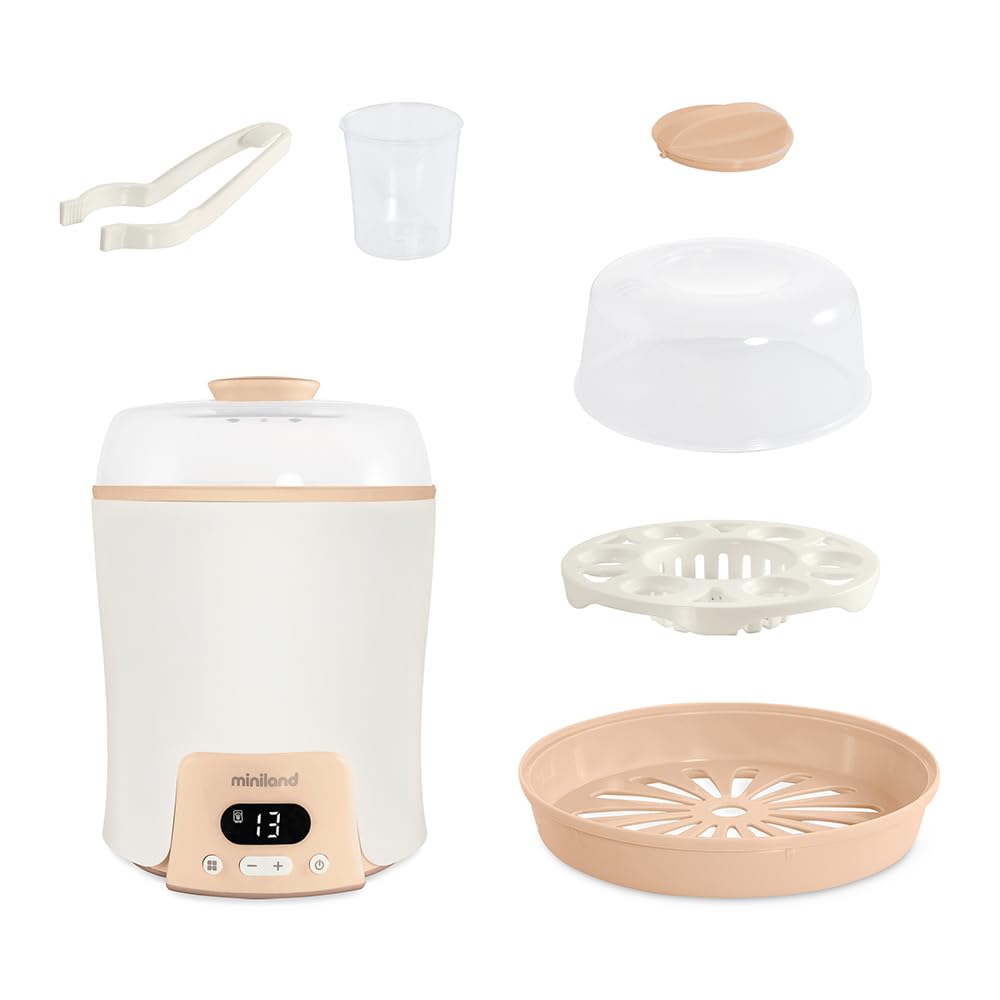 Miniland Super 6 Flaschenwärmer Beige 6-in-1 Sterilisator