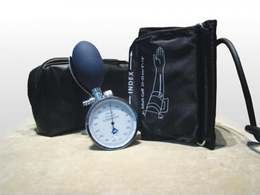 Gess Optimum Blutdruckmessgerät Oberarm analog mit Stethoskop