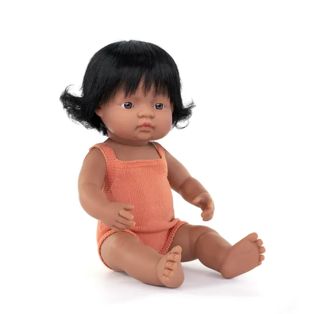 Miniland Colourful Edition Puppe 38 cm Lateinamerikanisch Vanilleduft