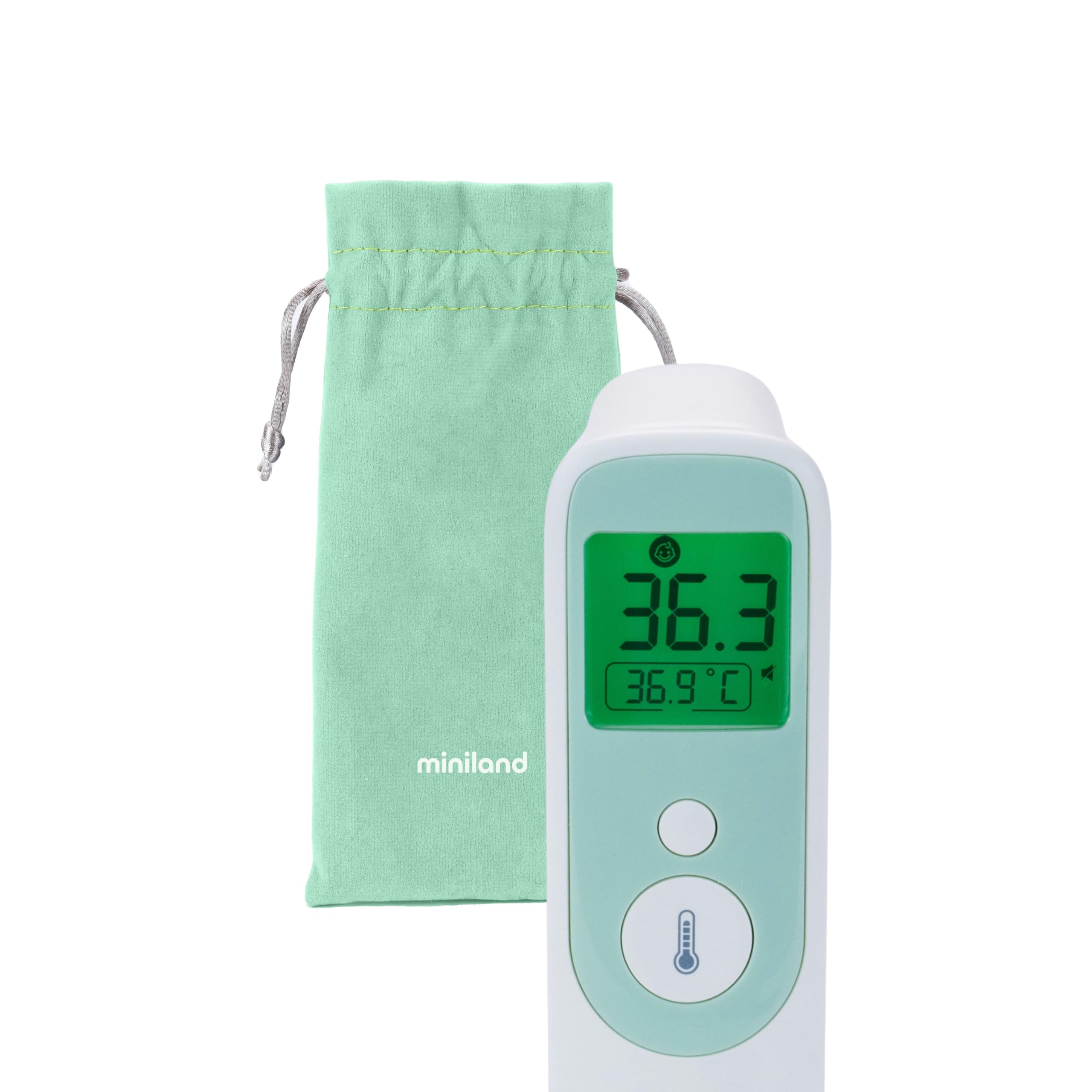 Miniland Thermosense Plus Fieberthermometer Stirn Ohr 1 Sekunde