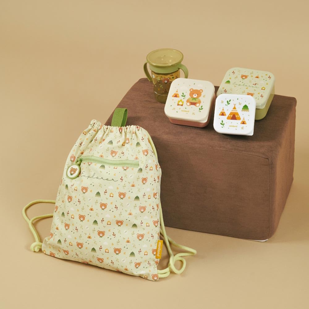 Miniland Snackbox-3 Explorer Snackboxen-Set 3-teilig BPA-frei