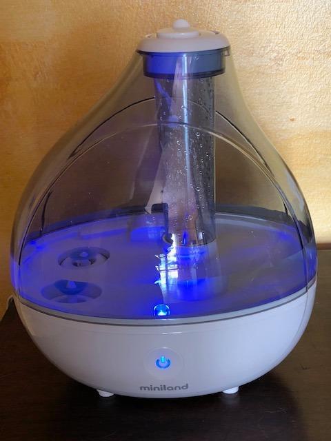 Miniland 89173 humidrop Luftbefeuchter Weiß 1,5L Duftöl