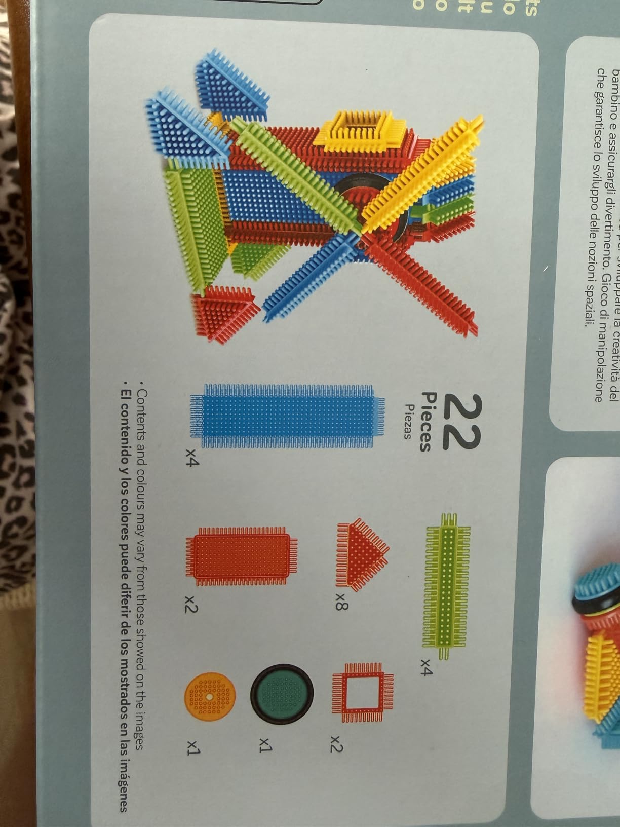 Miniland Pegy Bricks Windy Mill Baukasten Windmühle 22 Teile