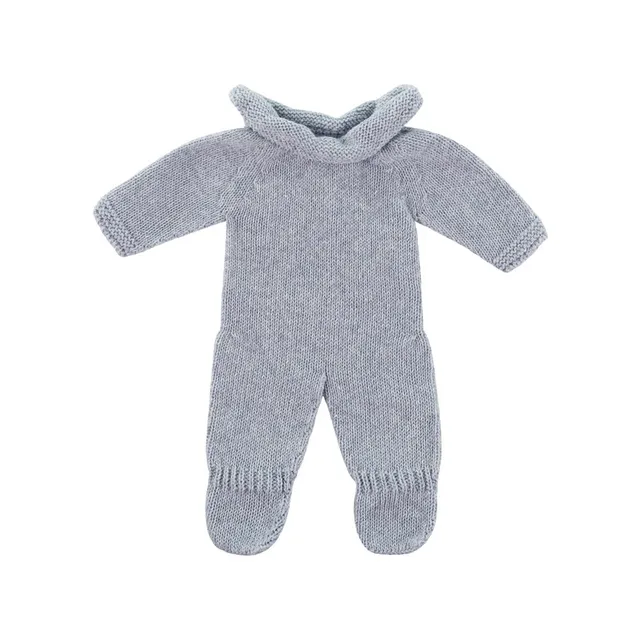 Miniland Dolls Strickpyjama blau für 32cm Puppen recycelt