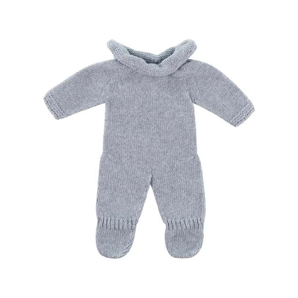 Miniland Dolls Strickpyjama blau für 32cm Puppen recycelt