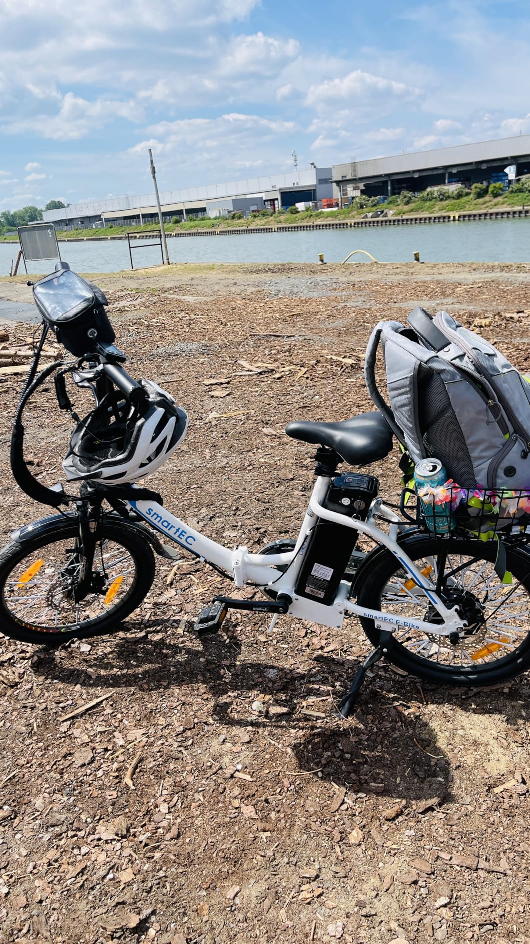 smartEC Camp-20D E-Klapprad 20 Zoll 250W Schwarz 100 km