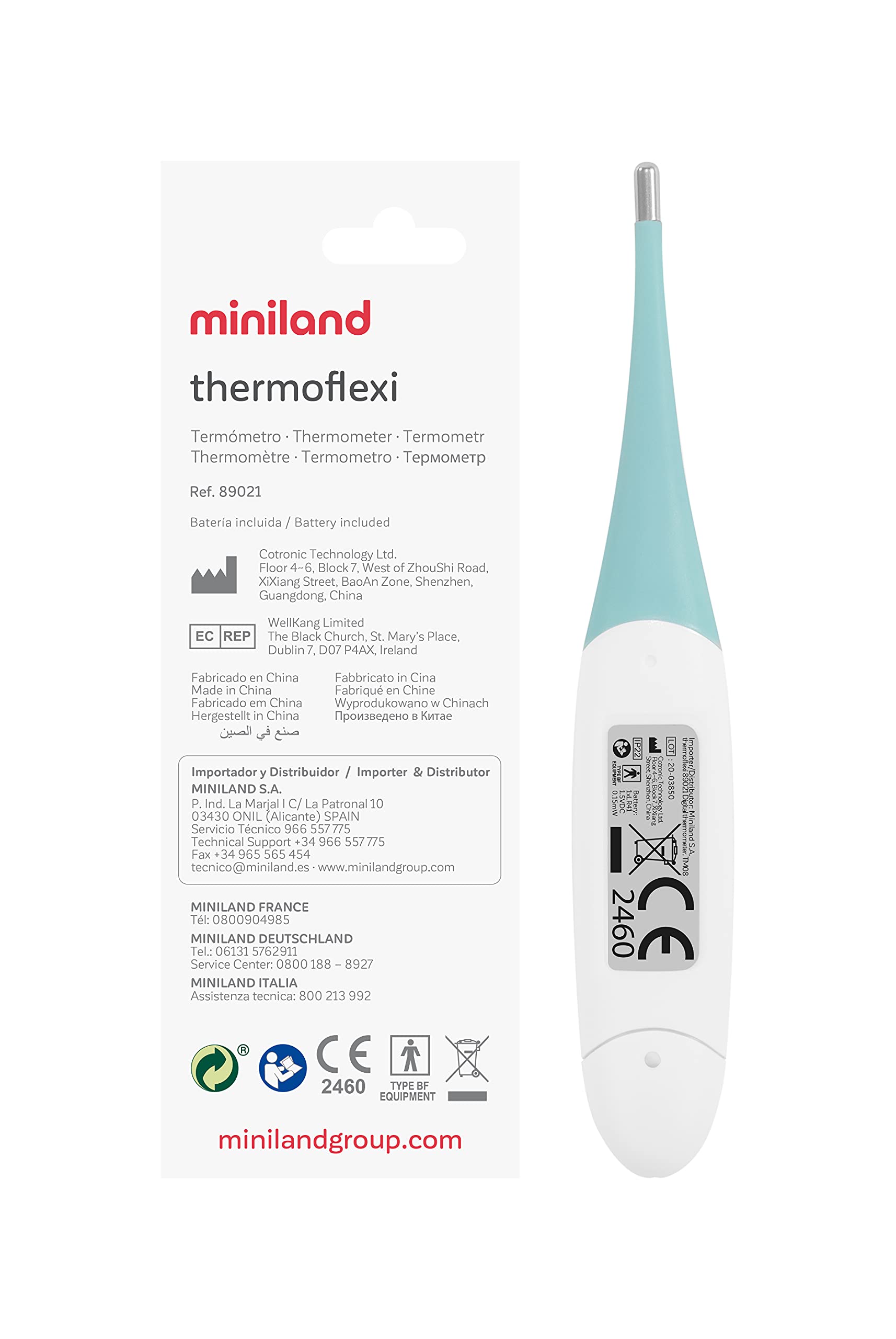 Miniland Thermoflexi 89021 Fieberthermometer flexibel