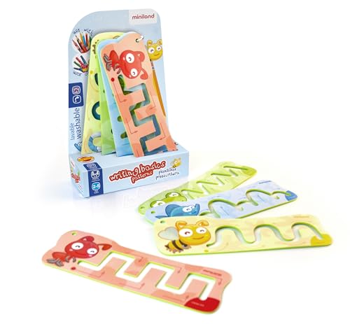 Miniland Vor-Writing Basics Schablonen 4er Set ab 2 Jahren