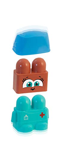 Miniland Super Blocks Hospital 32351 Bauklötze 17 Teile Figur
