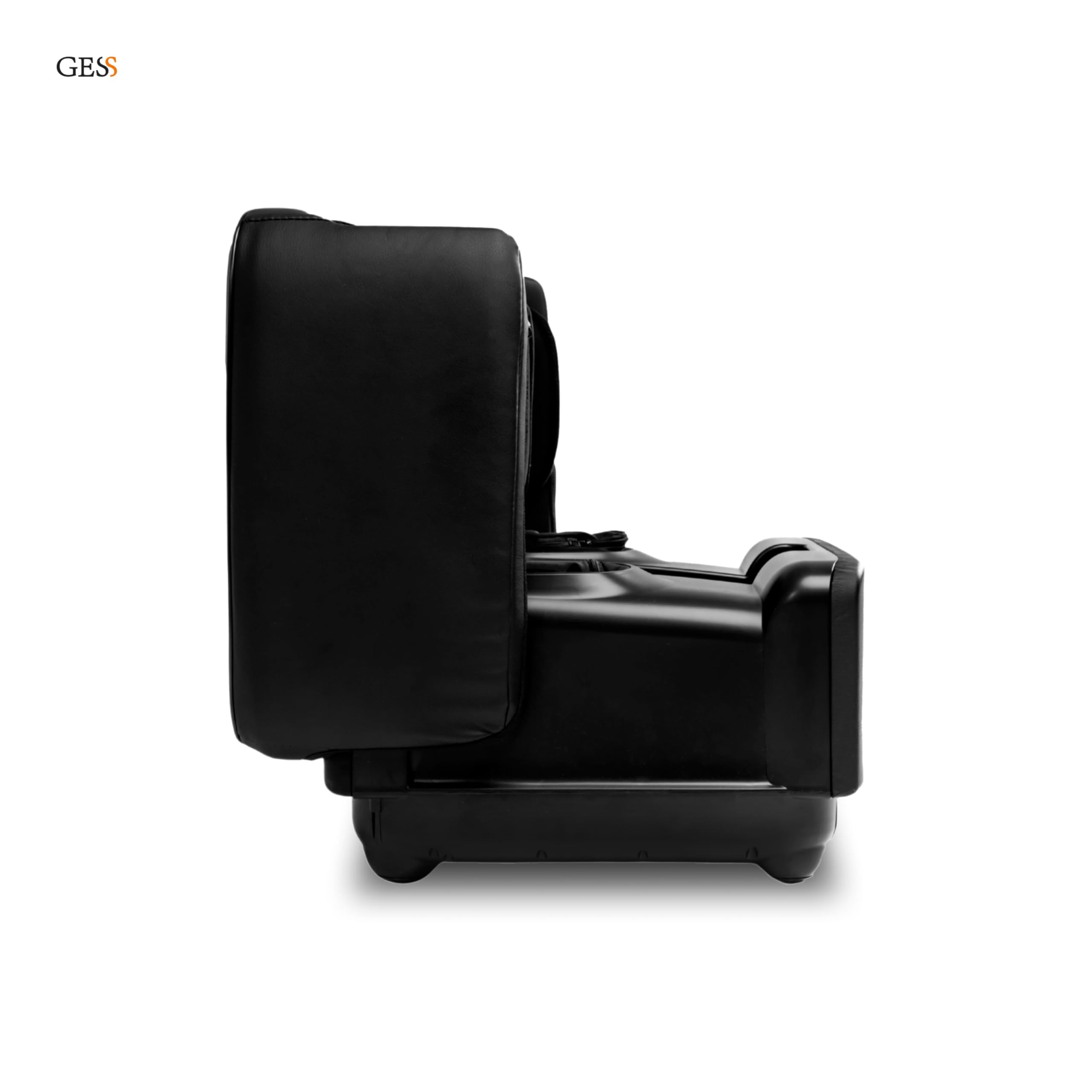 GESS PUF 3-in-1 Fußmassagegerät Shiatsu Wärme Schwarz