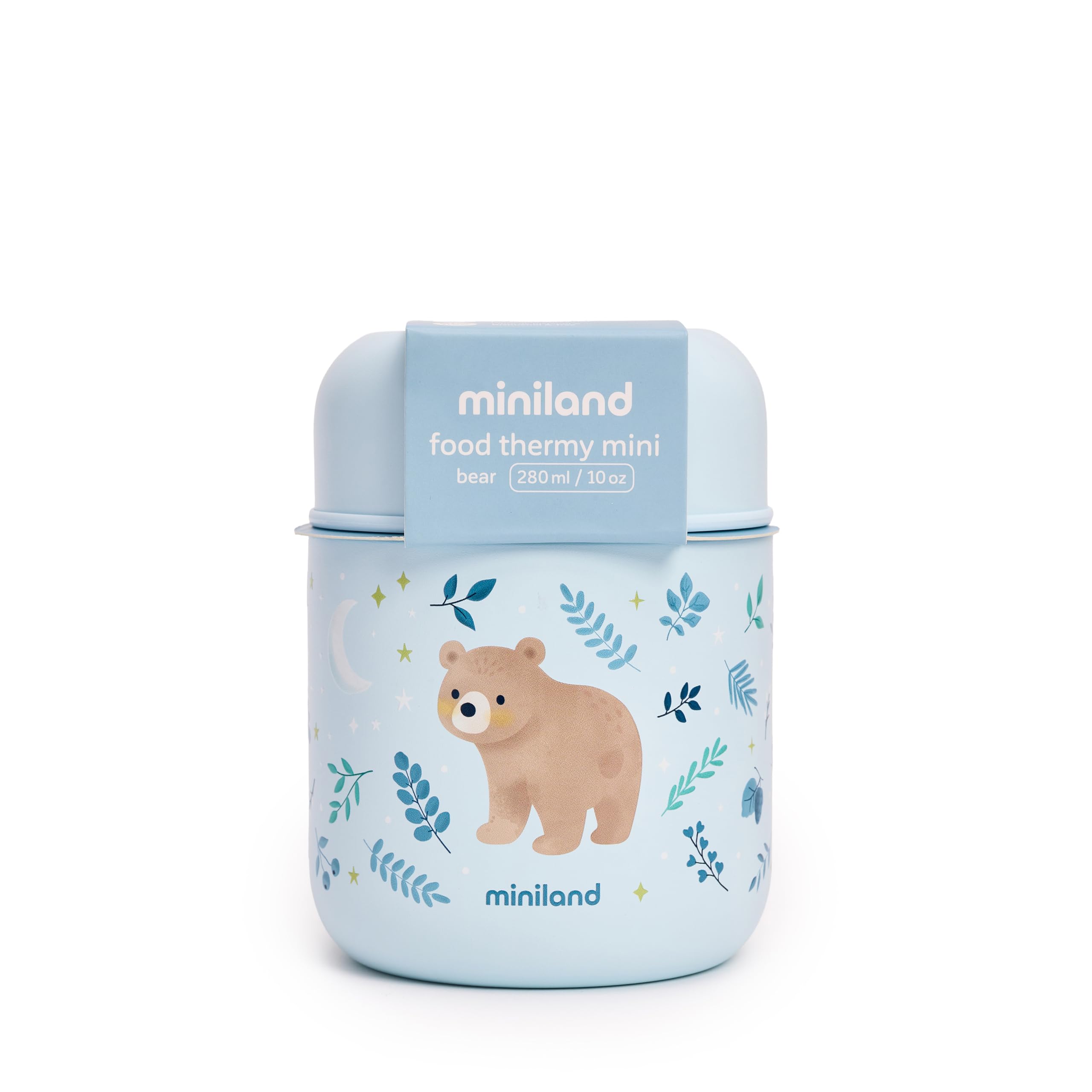 Miniland Thermy Speisebehälter 280 ml Blau Bear auslaufsicher