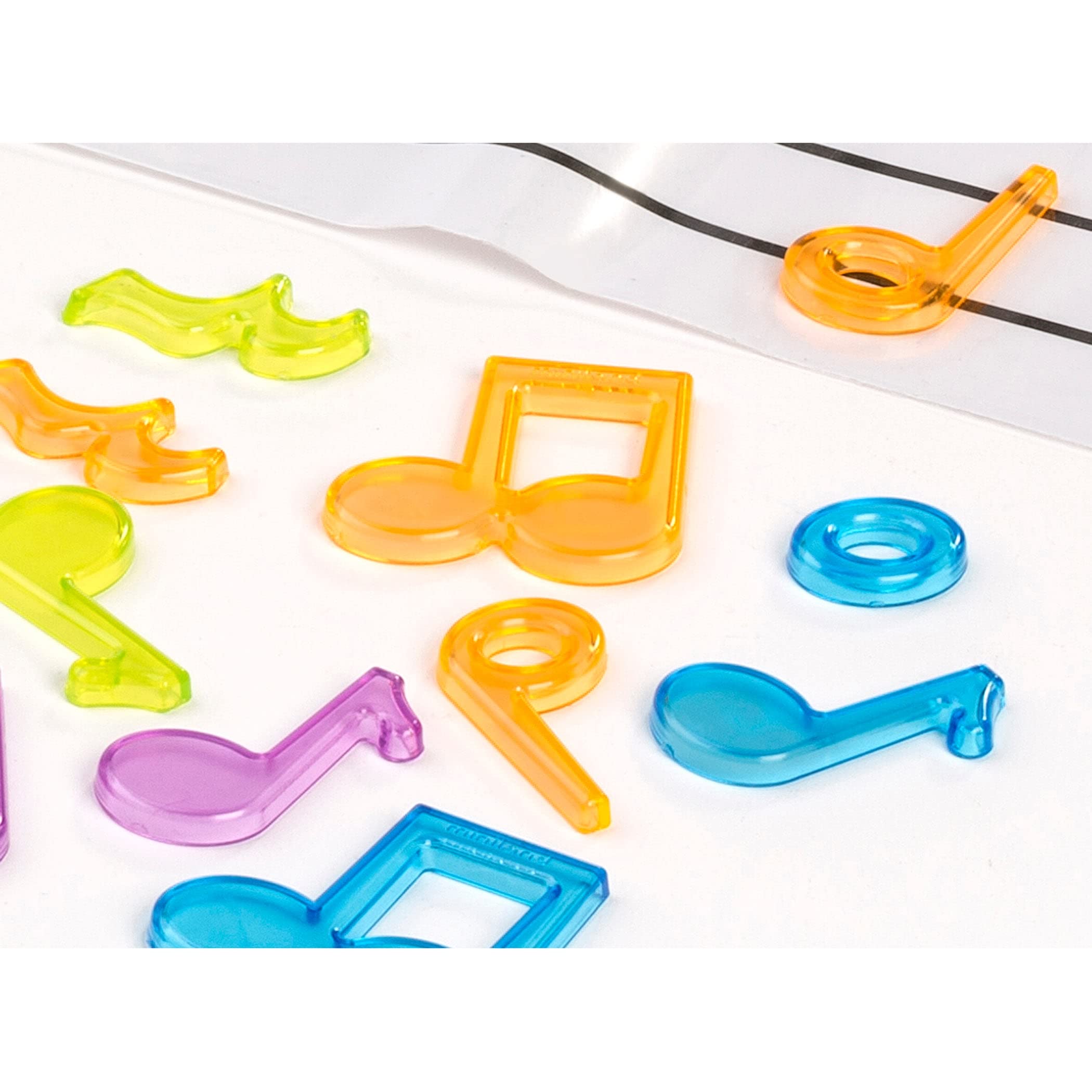 Miniland Musical Counters Leuchttisch Lernspiel 96 Teile
