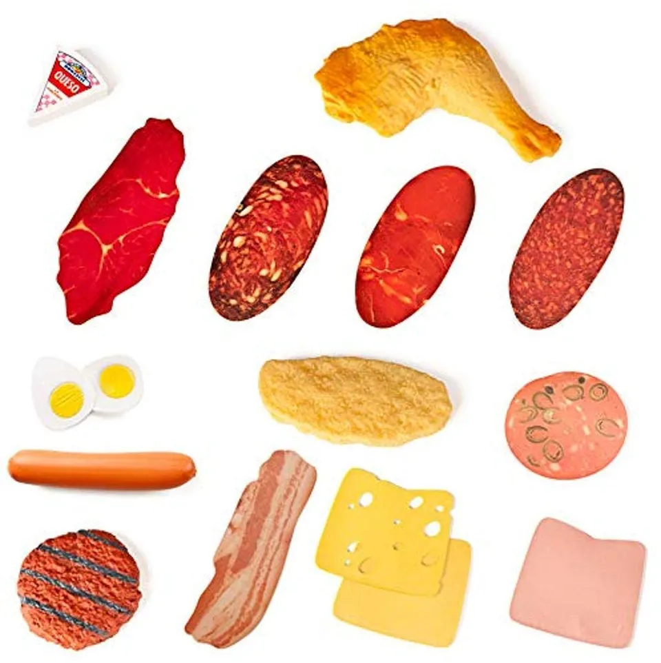 Miniland Nutrition Set Wurst und Käse Spielessen 16 Teile 30584