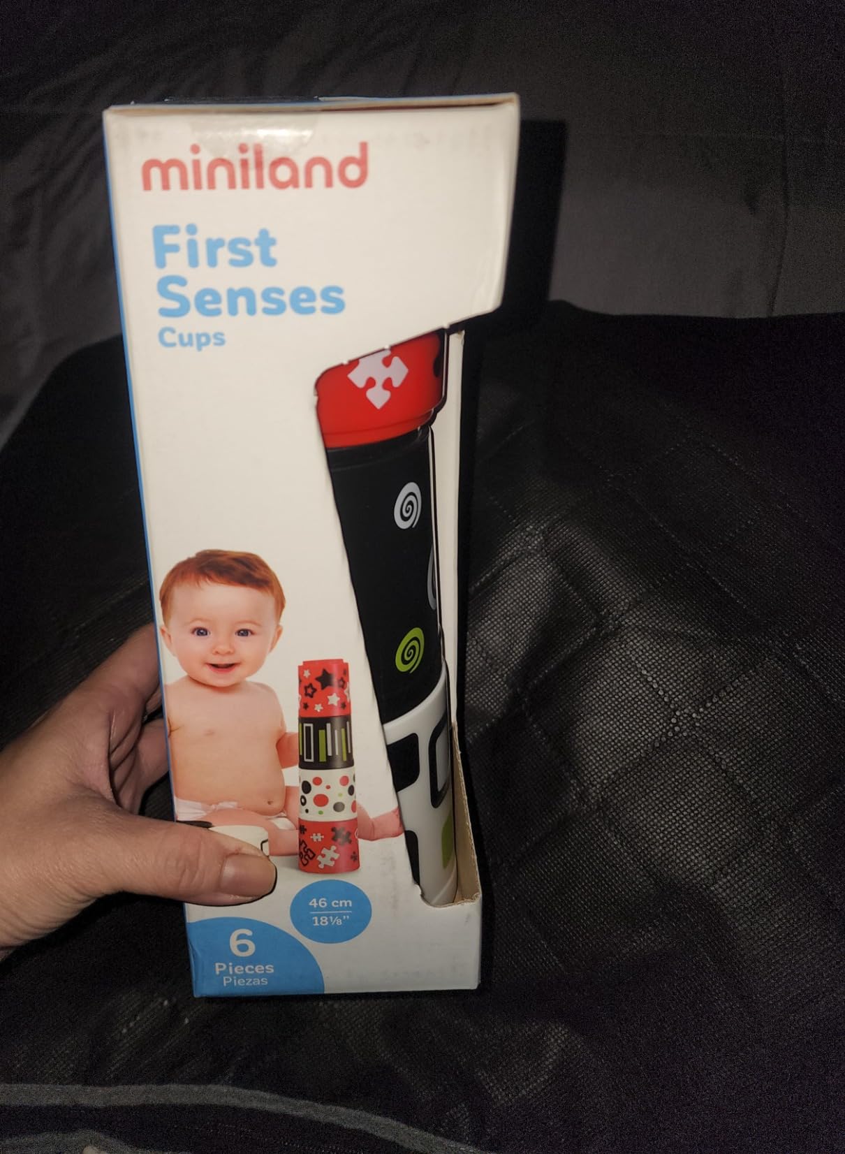 Miniland First Senses Cups Stapelbecher Baby 6 Stück
