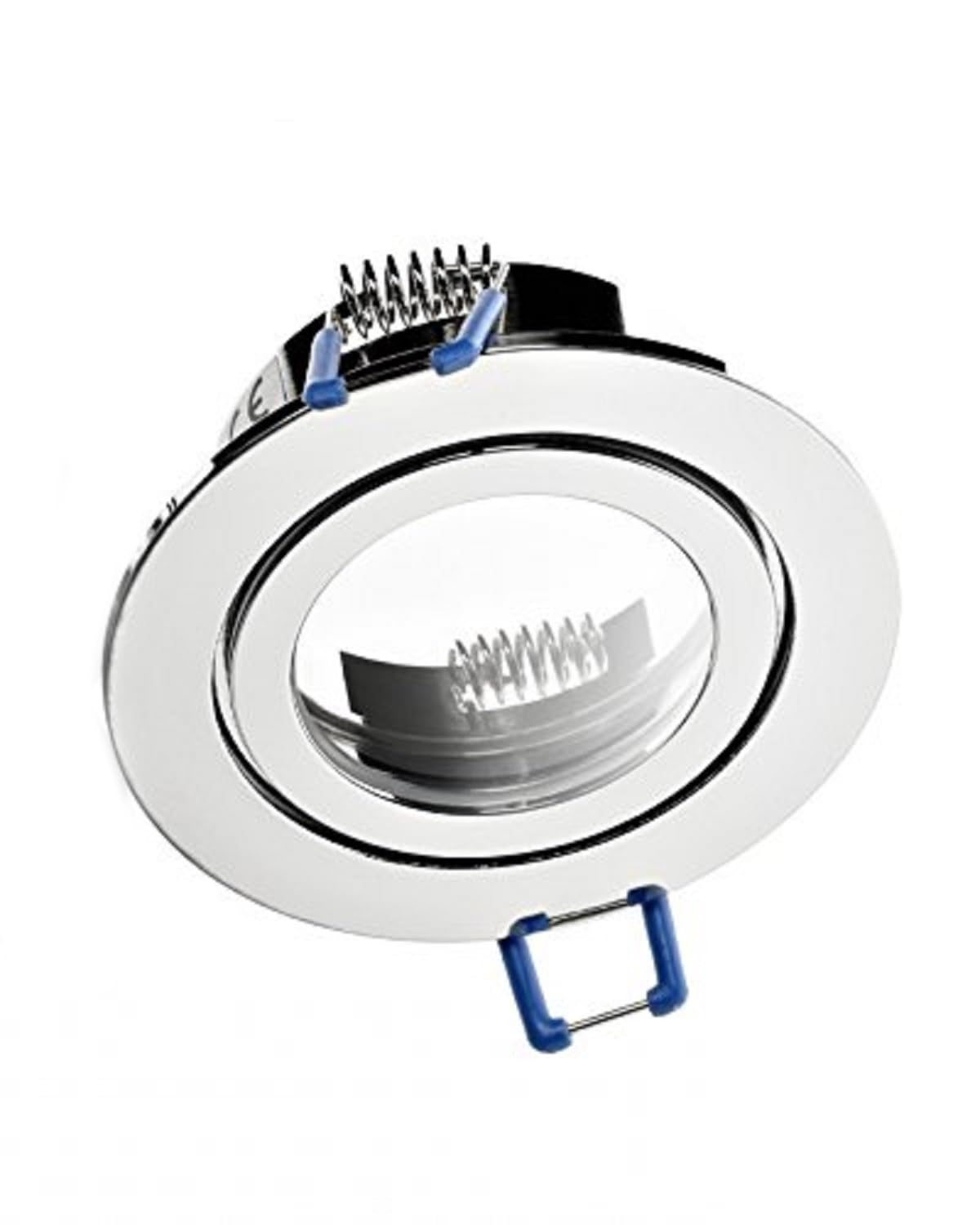 feinlux LED Einbaustrahler Bad IP44 Einbauspot chrom ohne Leuchtmittel
