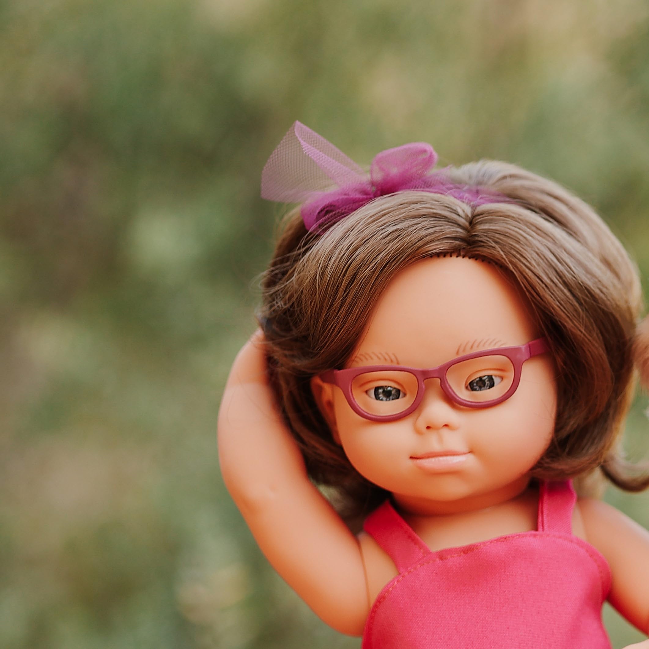Miniland Dolls Brille 38cm Puppenbrille Terracotta flexibel