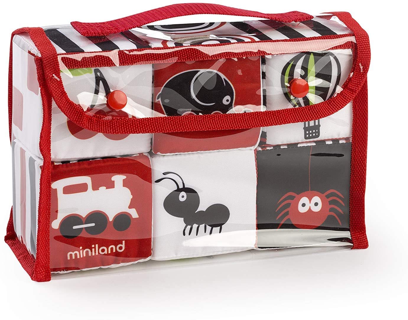 Miniland First Senses Würfel Set 6 Baby 7cm