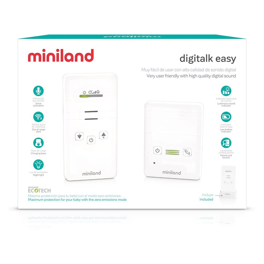 Miniland Digitalk Easy Babyphone Audio 300 m VOX
