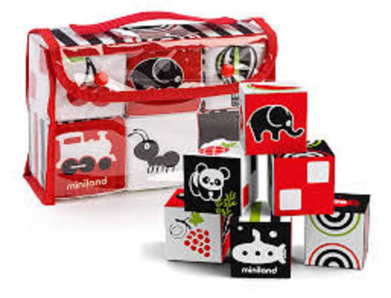 Miniland First Senses Würfel Set 6 Baby 7cm