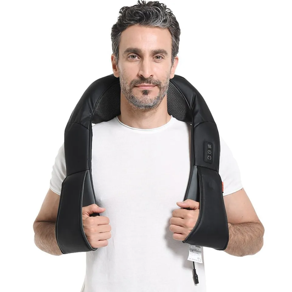 GESS Kragen Shiatsu-Massagegerät mit Wärme 3D-Rotation