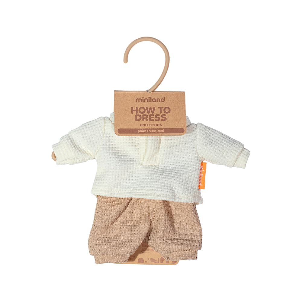 Miniland Kleidung 21cm Puppe T-Shirt Hose Übergang